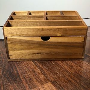 Wood Makeup organizer